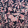 Block Print Large Tote Bag With Zip  – Quilted Cotton Everyday Bag