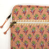 Block Print Padded Laptop Case – Quilted Cotton Sleeve