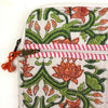 Block Print Padded Laptop Case – Quilted Cotton Sleeve