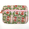 Block Print Padded Laptop Case – Quilted Cotton Sleeve