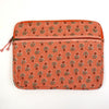 Block Print Padded Laptop Case – Quilted Cotton Sleeve