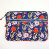 Block Print Padded Laptop Case – Quilted Cotton Sleeve