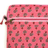 Block Print Padded Laptop Case – Quilted Cotton Sleeve
