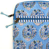 Block Print Padded Laptop Case – Quilted Cotton Sleeve
