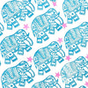 Indian Elephant Tea Towels Block Printing Kit