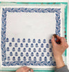 Indian Napkins Block Printing Kit