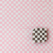  Checker pattern Indian wooden printing block