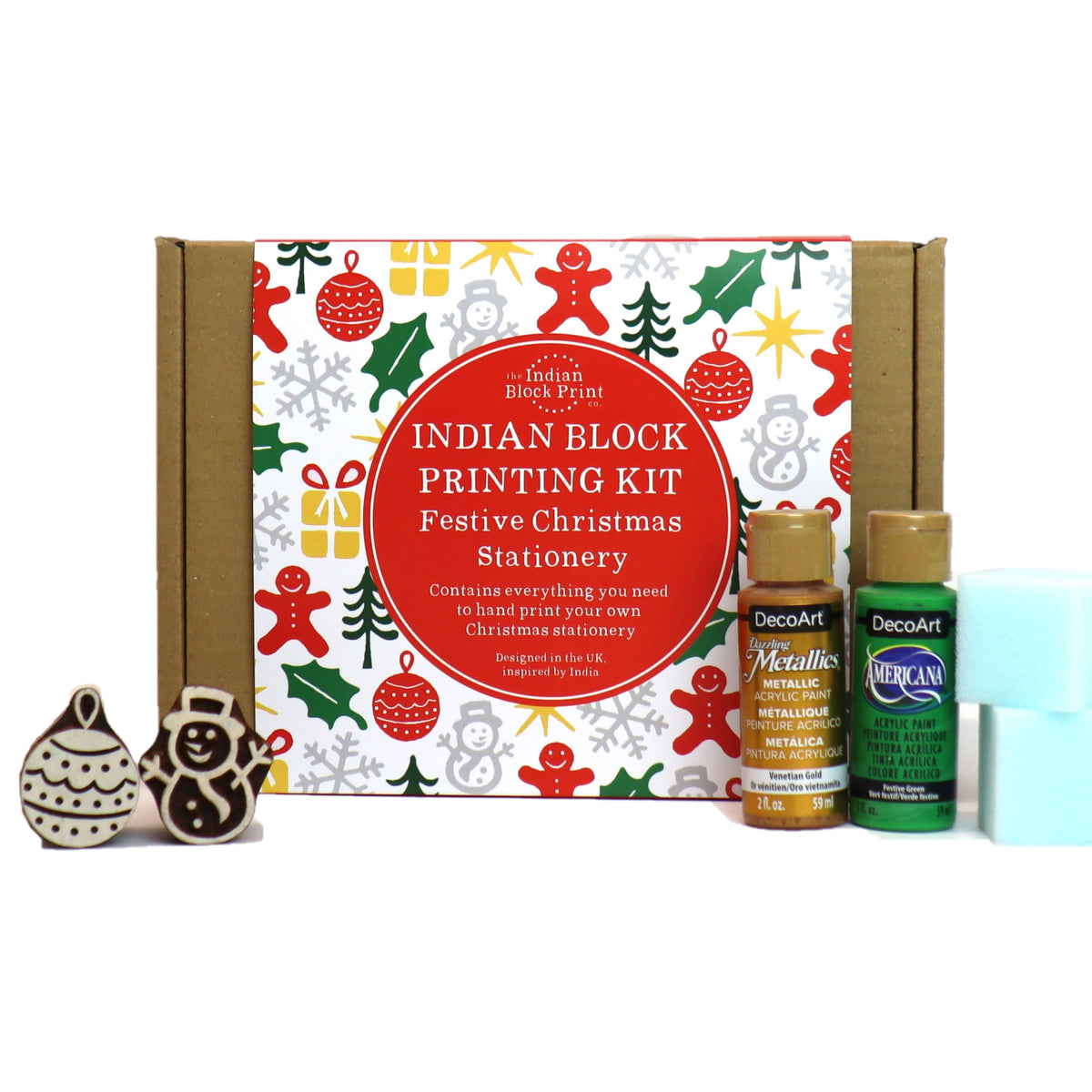 Christmas Stationery Indian Block Printing Kit The Indian Block christmas-stationery-indian-block-printing-kit-the-indian-block