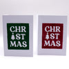 Square Christmas Text