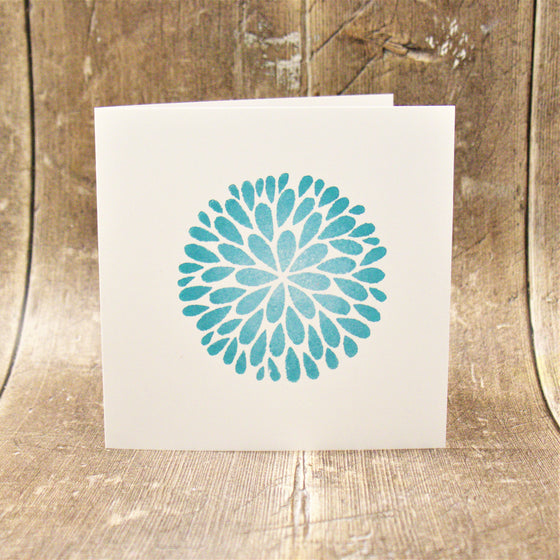 Indian Wooden Printing Block - Dahlia Pompon