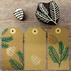 The Block Print Club- September Pinecone and Fern Stationary