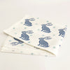 Hand block printed Hare & Star Tea Towel