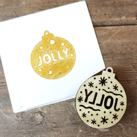 Starry Jolly Bauble