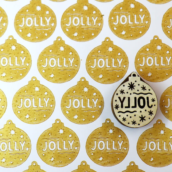 Starry Jolly Bauble