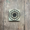 Indian Wooden Printing Block - Sunflower Tile SECONDS