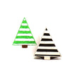 Large Striped Christmas Tree- Indian Printing Block