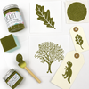 Olive Brown/ Moss Fabric Paint