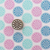 Indian Wooden Printing Block - Patterned Circle