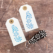  Indian Wooden Printing Block - Pretty Embellishment