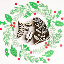  Leaves & Holly Printing Set