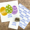 Curly 'Happy Easter' Text