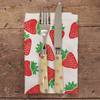 The Block Print Club- July Strawberry Napkins