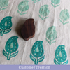 The Block Print Club - January Paisley Tea Towel