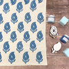 The Block Print Club - January Paisley Tea Towel