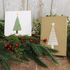Tall Striped Christmas Tree- Indian Printing Block
