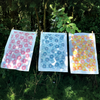 The Block Print Club- July Dahlia Tea Towel