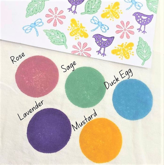 Fabric Paint Set - Spring Brights