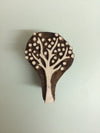 Indian Wooden Printing Block - Spotty Tree