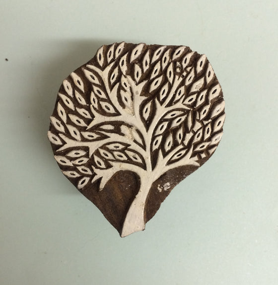 Indian Wooden Printing Block - Mulberry Tree