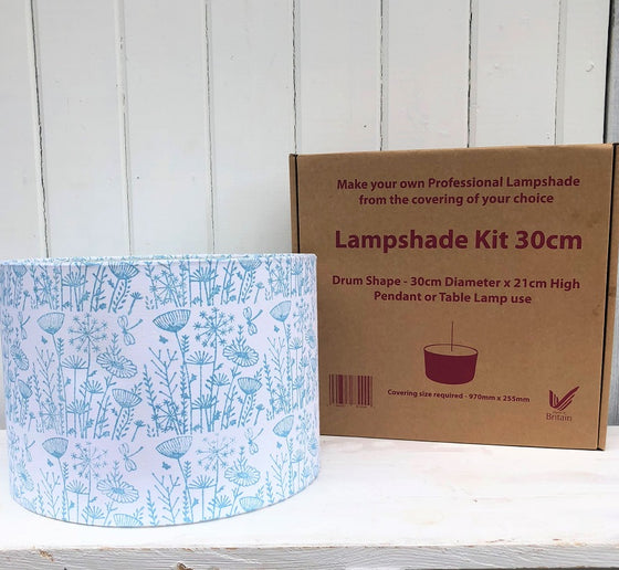 Indian Block Printing Kit - 30cm Meadow Lampshade