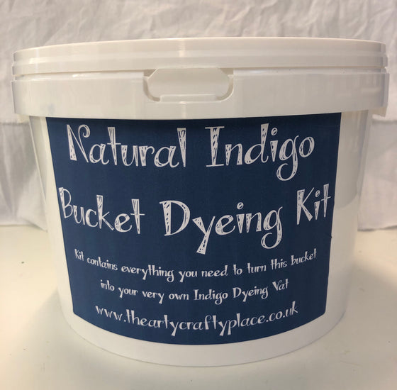 Natural Indigo Dyeing Bucket Kit