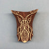 Indian Wooden Printing Block - Detailed Beetle