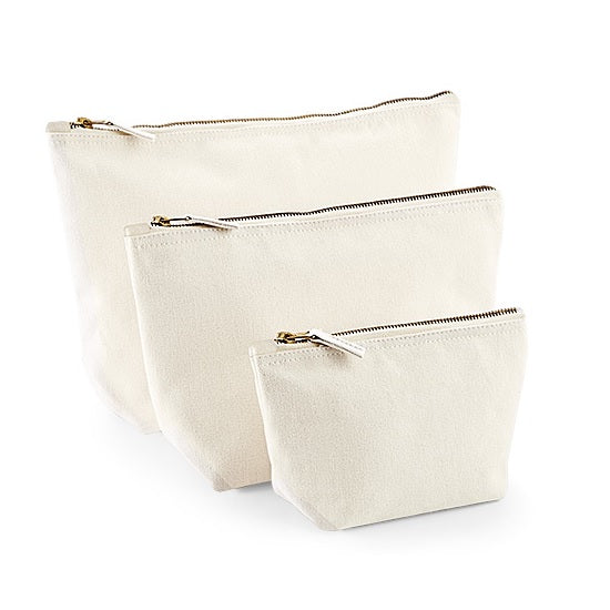 Cotton Canvas Makeup / Travel Bags