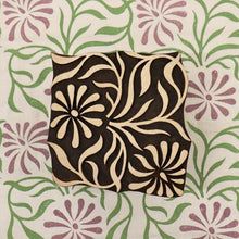  Traditional Printing Block - Decorative Floral Tile