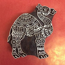  Indian Wooden Printing Block - Detailed Camel