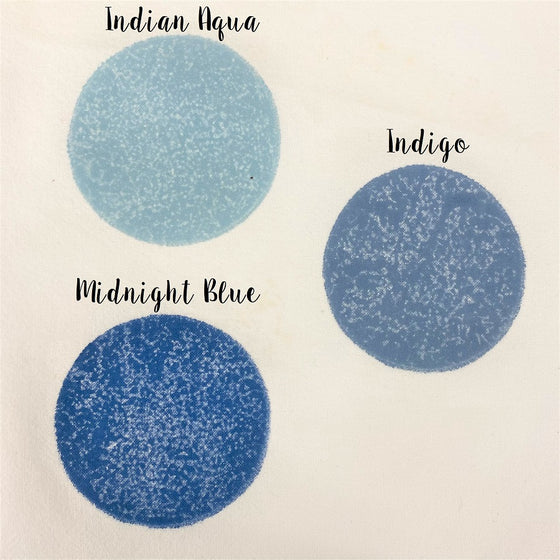 Fabric Paint Set- Indian Blues