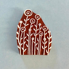  Indian Wooden Printing Block - Flower Garden