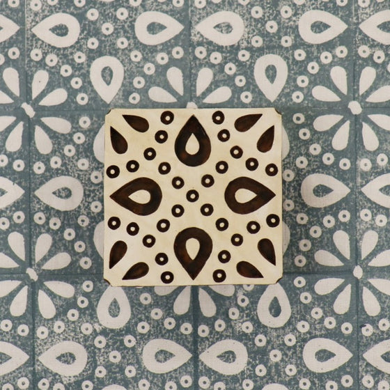 Traditional Printing Block - Patterned Tile