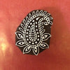 Indian Wooden Printing Block - Spiky Paisley