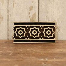  Traditional Indian Wooden Printing Block- Star Border