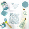 Indian Aqua Fabric Paint