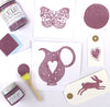 Mulberry fabric paint for block printing