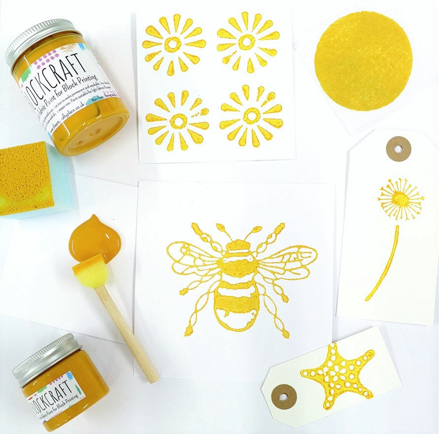 Mustard Fabric Paint The Indian Block Print Co.