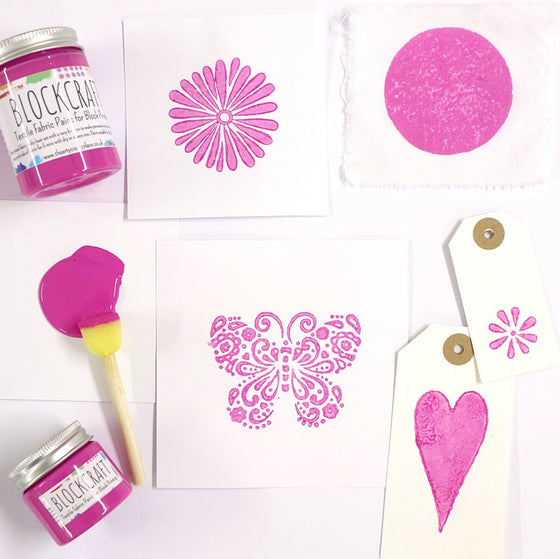 Pink Fabric Paint