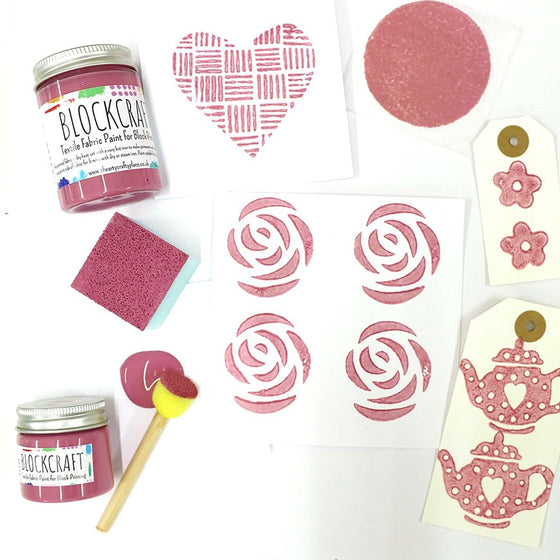 Rose Fabric Paint
