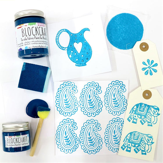 Turquoise Fabric Paint